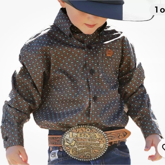 Cinch Other - NWTS Cinch boys Western/Cowboy/Rodeo shirt, size 2, quality, 100% cotton